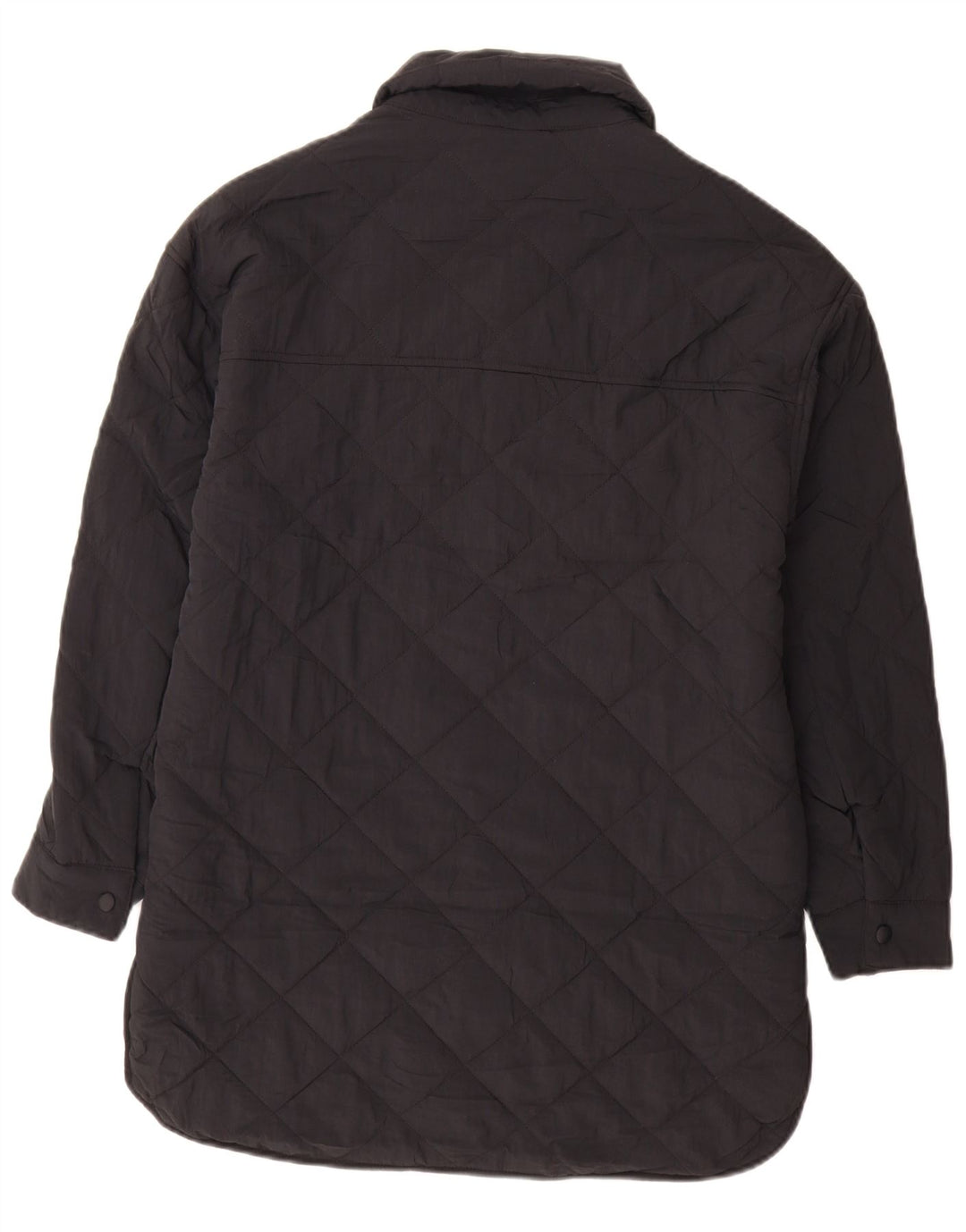 Marks & Spencer Damen Übergroßer, gesteppter, wattierter Mantel UK 6 XS Schwarz