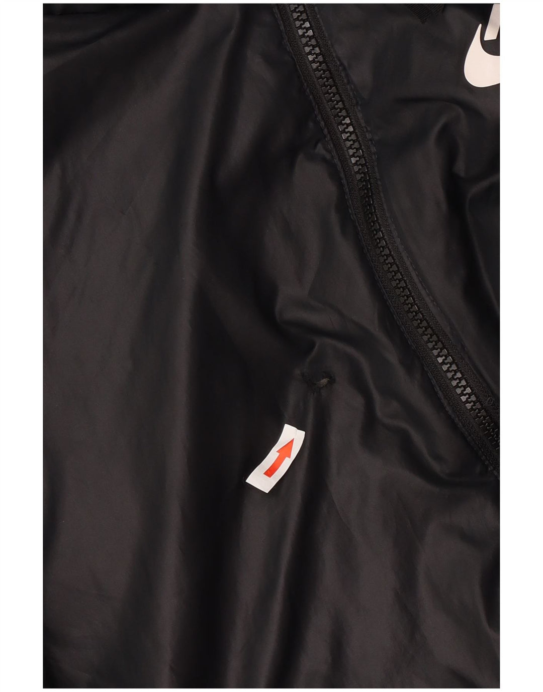 Nike Damen Kapuzenjacke, wendbar, gepolstert, UK 16, Größe L, Schwarz, Polyester