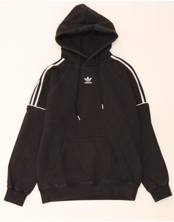 Adidas Herren Kapuzenpullover Mittelschwarz Baumwolle