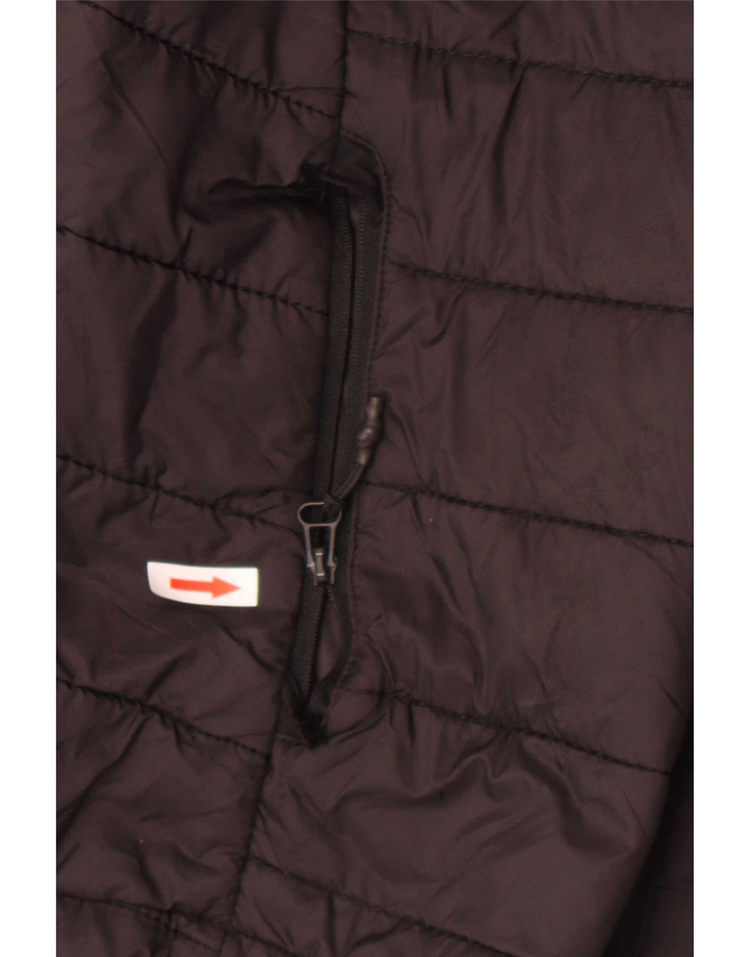 Zara Herren Wattierte Weste UK 40 Large Schwarz