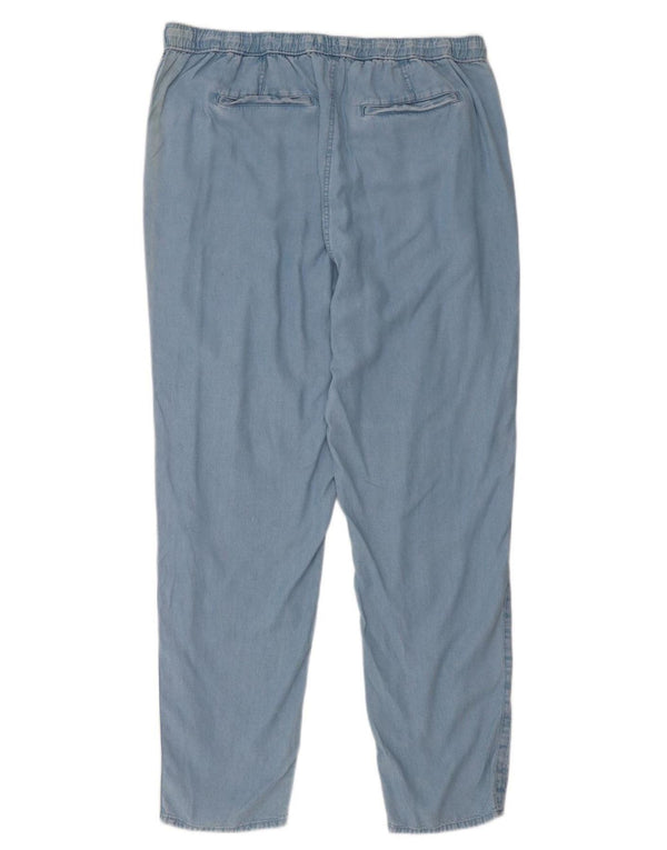 Marks & Spencer Damen Tapered Freizeithose UK 18 XL W38 L31 Blau