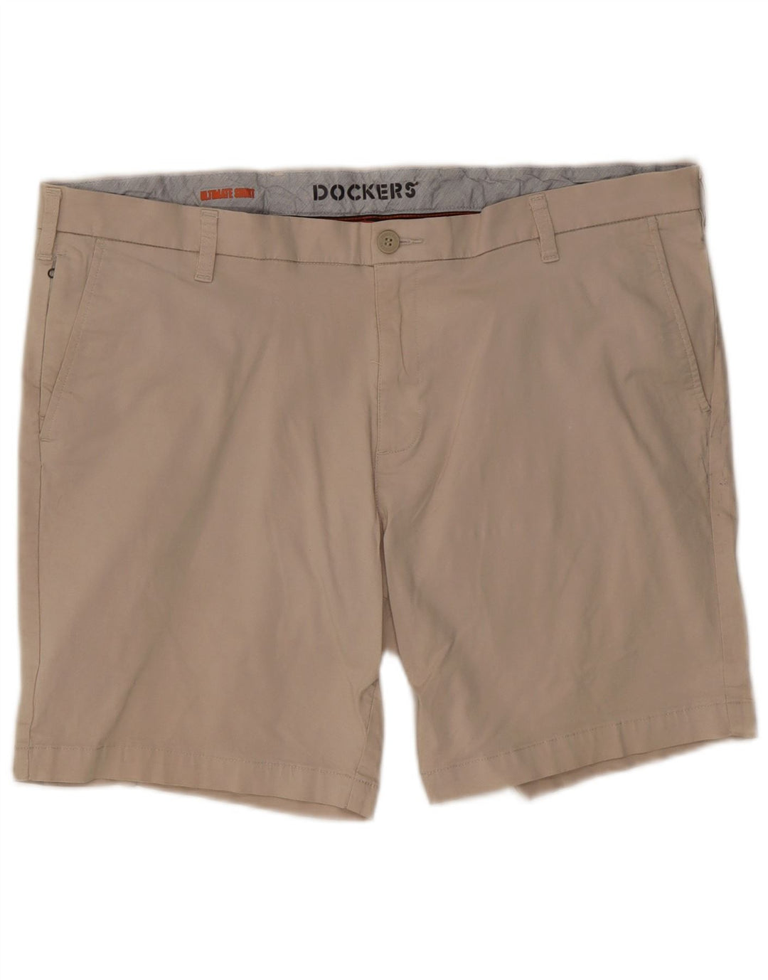 DOCKERS Herren Chino-Shorts W44 2XL Beige Baumwolle
