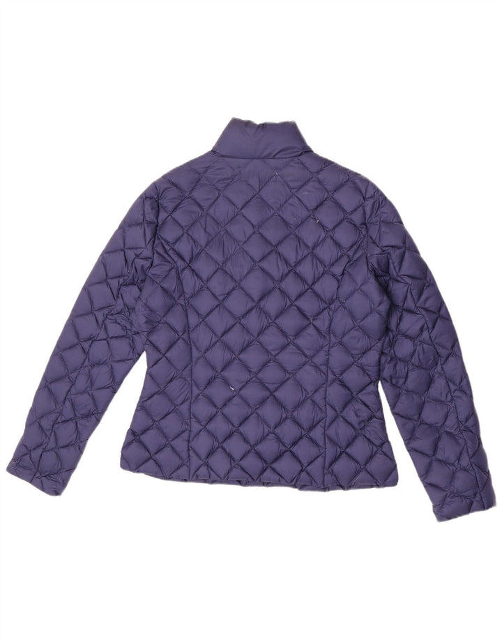 Trussardi Damen Wattierte Jacke IT 44 Medium Marineblau Polyamid