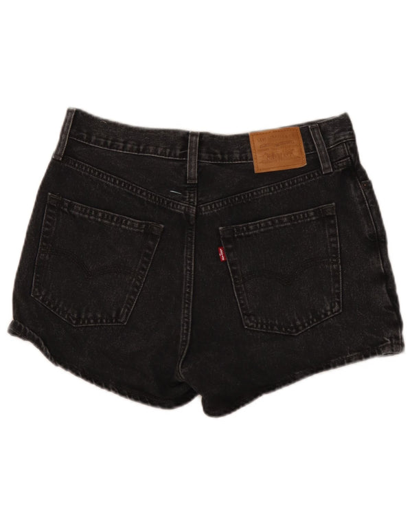 Levi's Damen Jeansshorts W28 Mittelschwarze Baumwolle