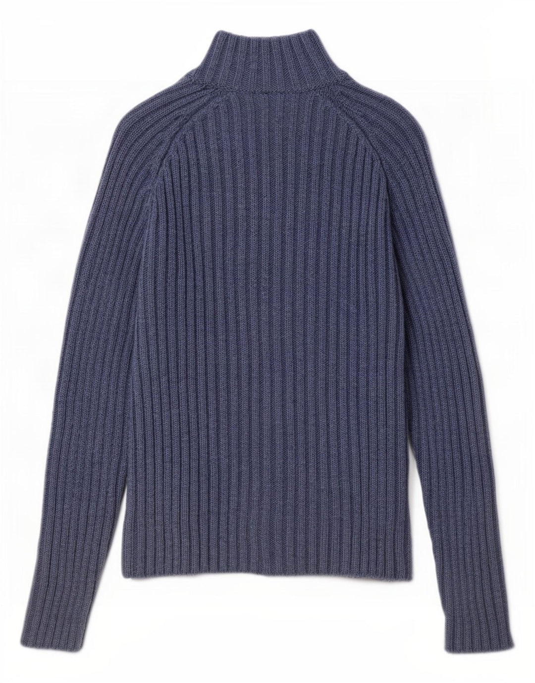 Lacoste Damen-Strickjacke mit normaler Passform, Größe 38, mittelblaue Wolle