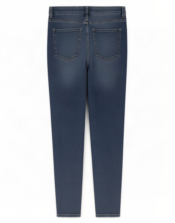 Marks & Spencer Damen Slim Jeans UK 14 Medium W30 L26 Blaue Baumwolle