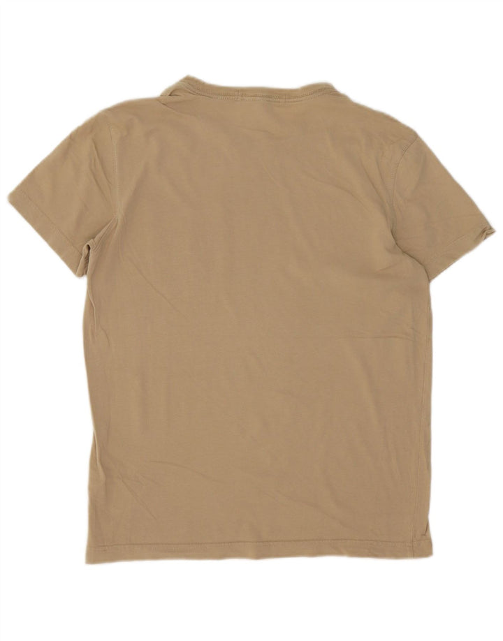 CALVIN KLEIN JEANS Herren T-Shirt Top Small Beige Baumwolle