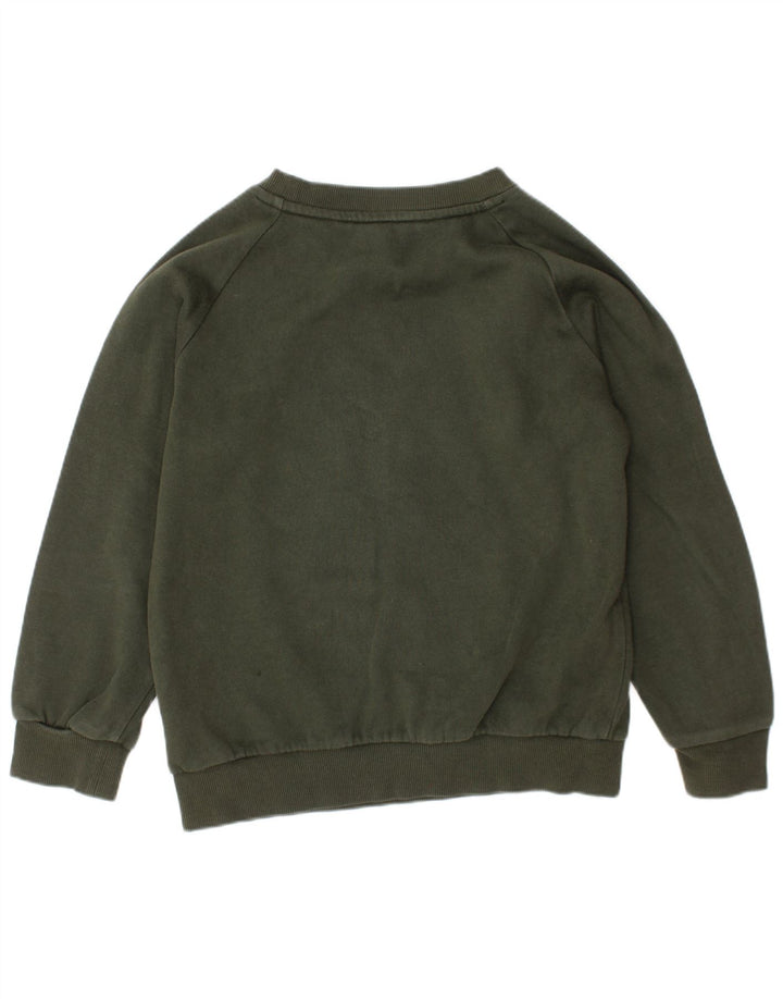ADIDAS Grafik-Sweatshirt für Jungen, 6–7 Jahre, Khaki, Baumwolle