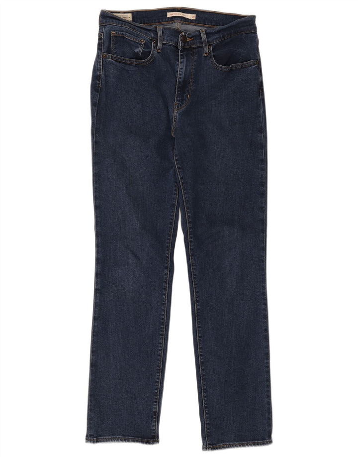 Levi's Damen 724 High Rise Straight Jeans W30 L30 Blau