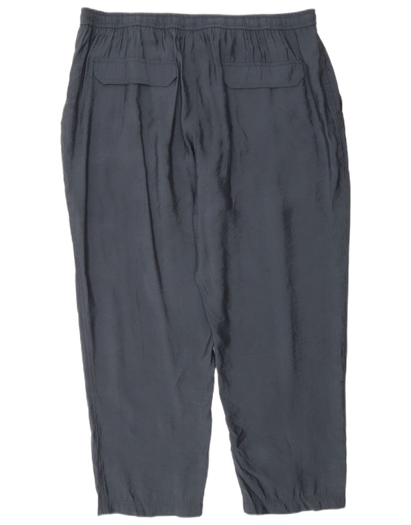 Gerade geschnittene Damenhose von Zara, Größe 2XL, W34, L26, Marineblau, Modal