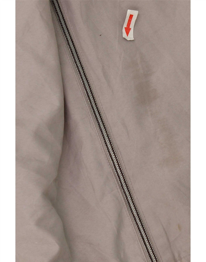 Champion Herren-Regenjacke UK 42 XL Graues Colourblock-Polyester