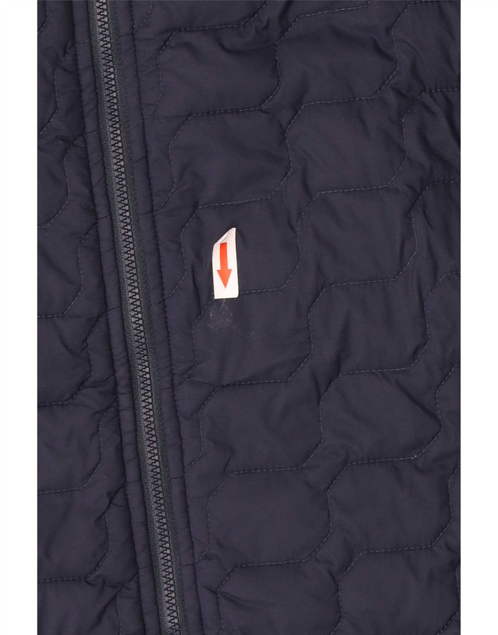 The North Face Herren Wattierte Jacke UK 40 Large Marineblaues Nylon