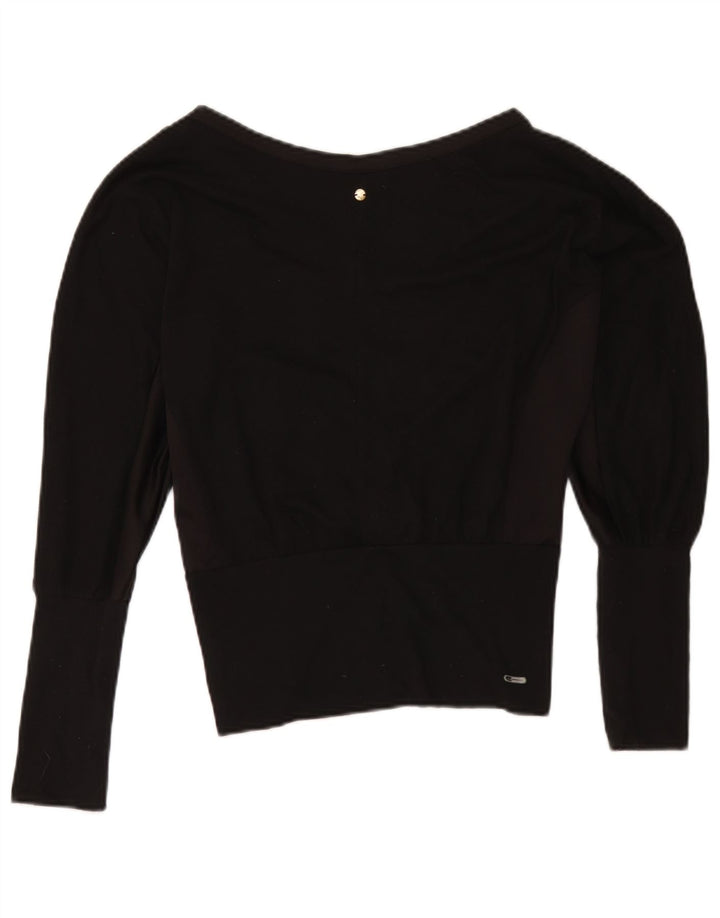 Puma Damen Übergroßes Top Langarm UK 10 Small Schwarz