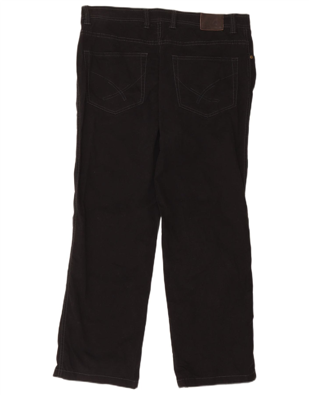 John Lewis Herren Straight Jeans W36 L29 Schwarze Baumwolle