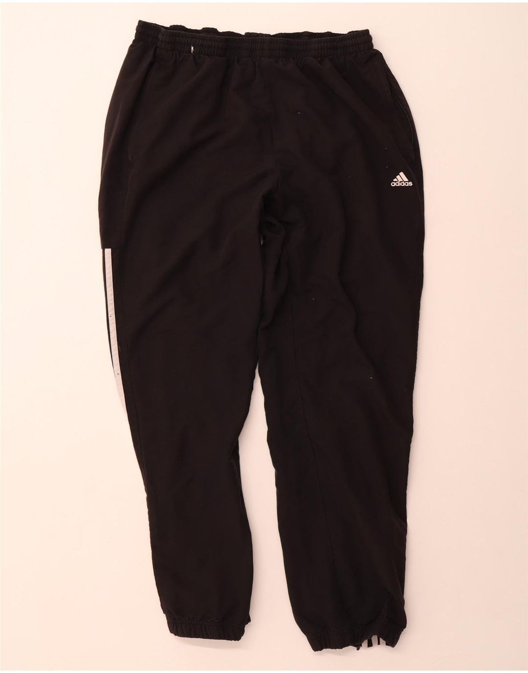 ADIDAS Mens Tracksuit Trousers Joggers XL Black Polyester Vintage Adidas and Second-Hand Adidas from Messina Hembry 