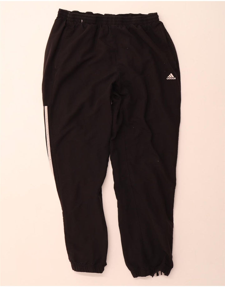 ADIDAS Mens Tracksuit Trousers Joggers XL Black Polyester Vintage Adidas and Second-Hand Adidas from Messina Hembry 