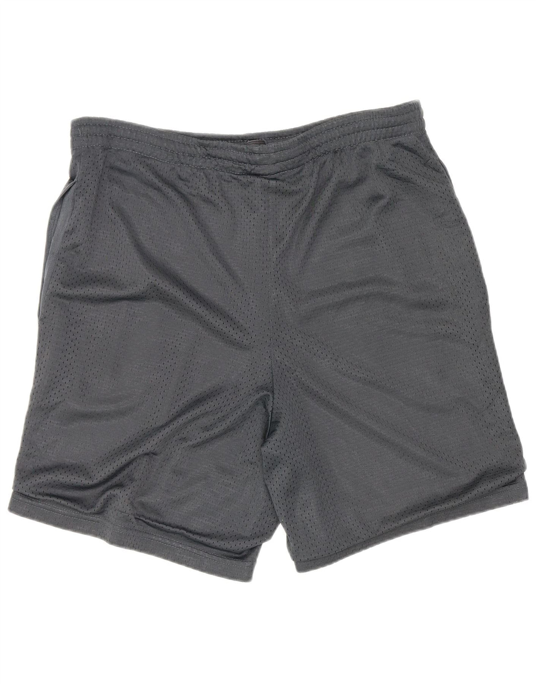 Starter Herren-Sportshorts mit grafischer regulärer Passform, Größe S, Grau, Polyester, Sport