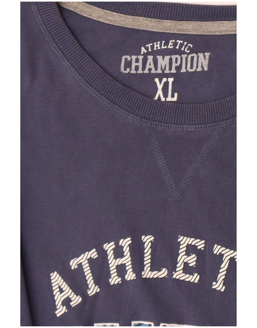 Champion Herren Graphic Top Langarm XL Blau