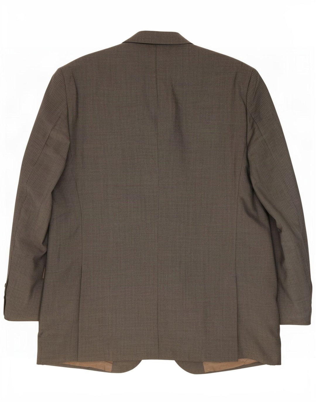 Massimo Dutti Herren 3-Knopf-Blazerjacke EU 56 XL Grau gestreifte Wolle