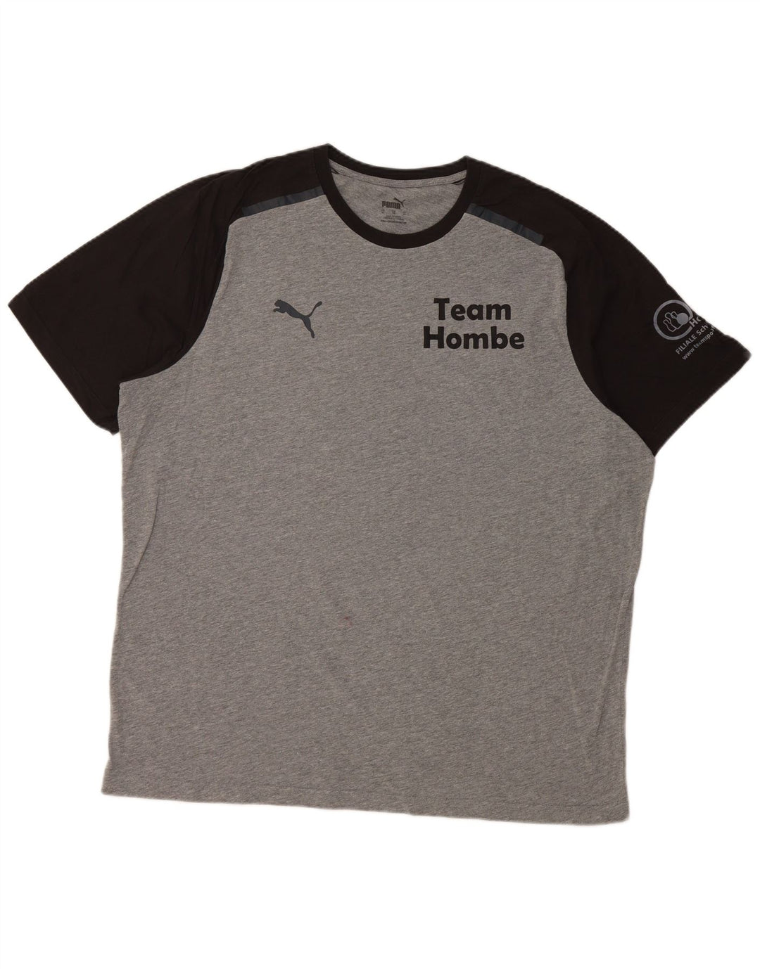 PUMA Herren Grafik T-Shirt Top XL Grau Farbblock
