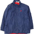 Nike Herren Windjacke UK 42 XL Marineblaues Nylon
