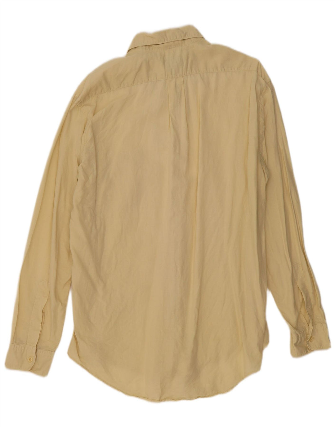 Trussardi Jeans Herrenhemd Großes gelbes Leinen