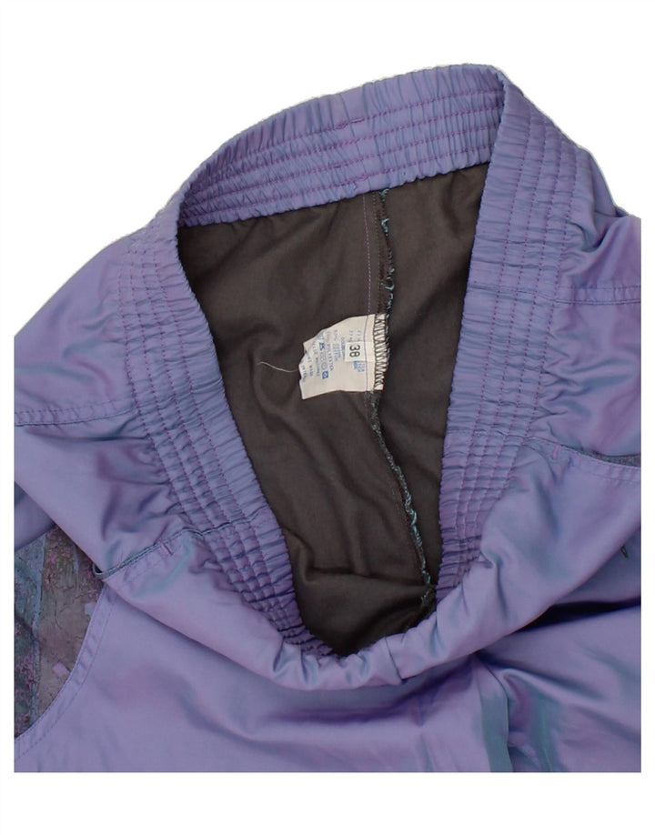 VINTAGE Womens Tracksuit Trousers Joggers EU 38 Medium Purple Polyester Vintage Vintage and Second-Hand Vintage from Messina Hembry 