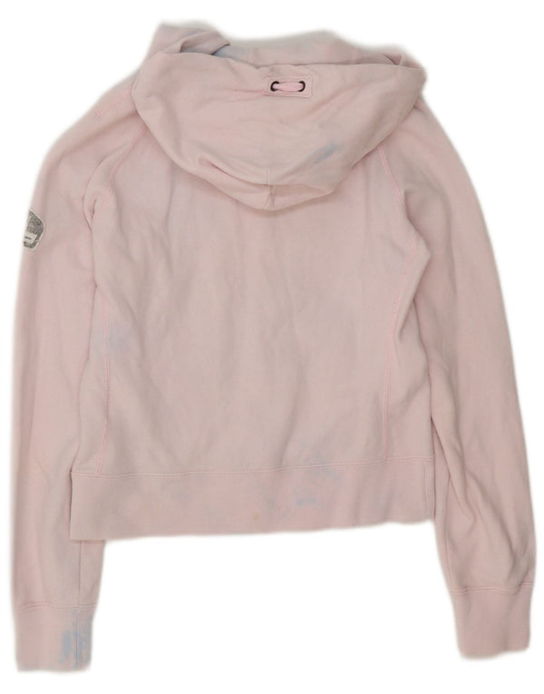 Champion Kapuzenpullover mit Grafik für Mädchen, 9–10 Jahre, mittelrosa, Batik-Baumwolle