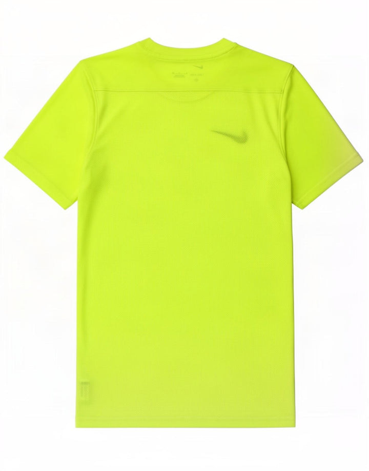 Nike Herren Dri Fit T-Shirt Top Small Grün Polyester