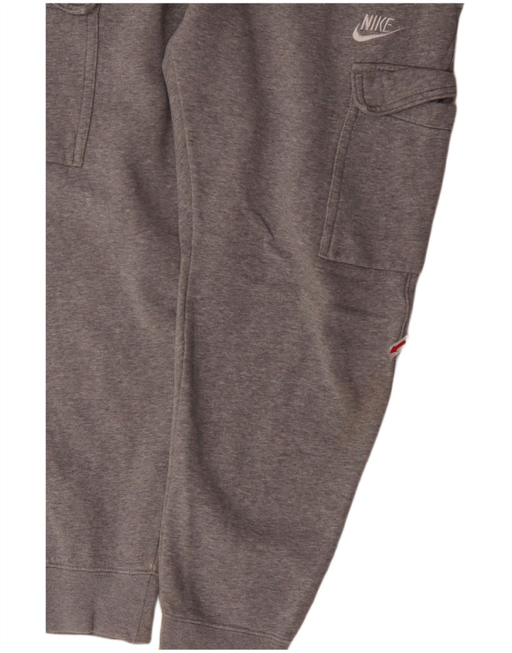Nike Herren Cargo-Trainingshose, Jogginghose, Größe S, Grau, Baumwolle