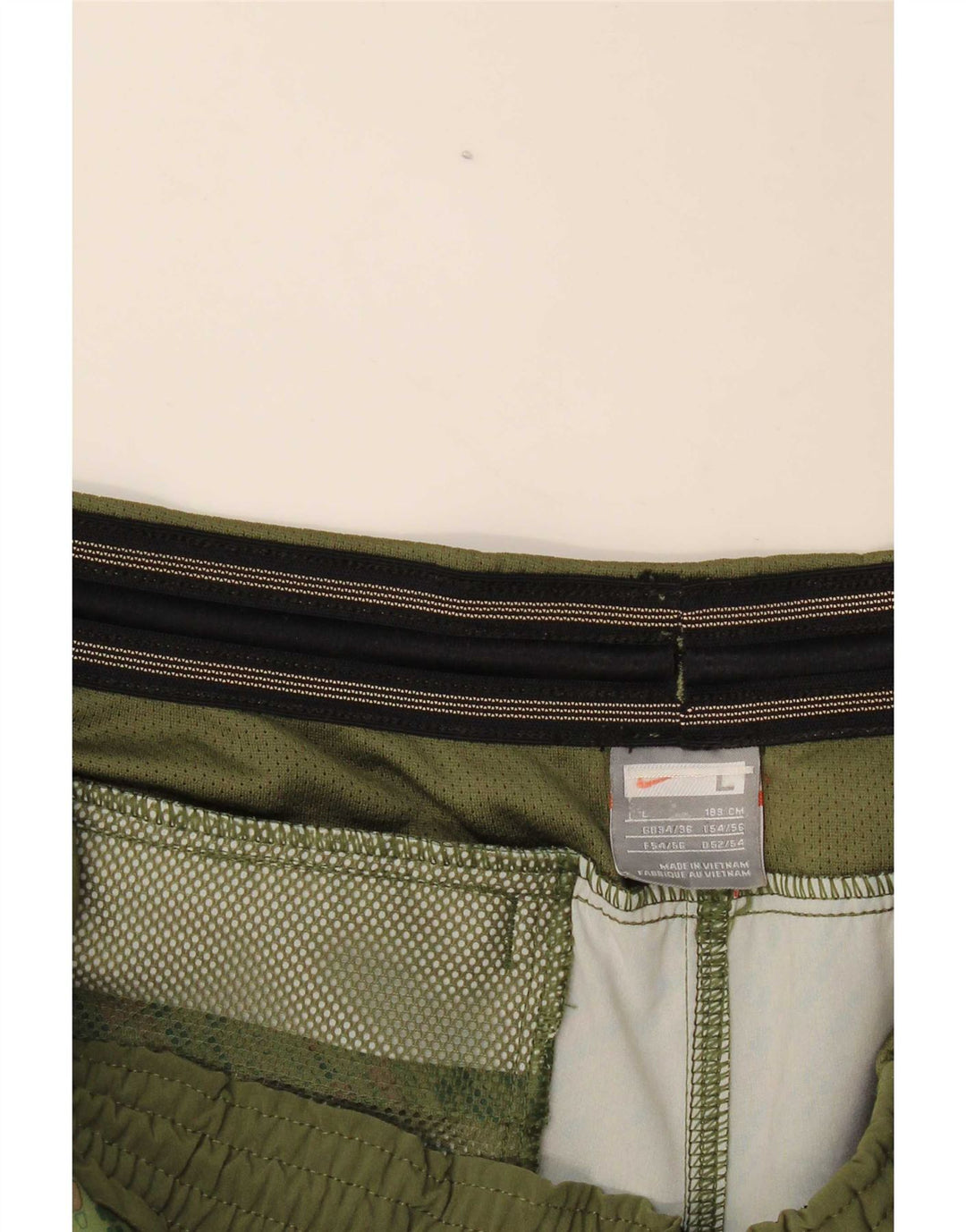 Nike Herren-Bermuda-Sportshorts, groß, Khaki, geometrisch