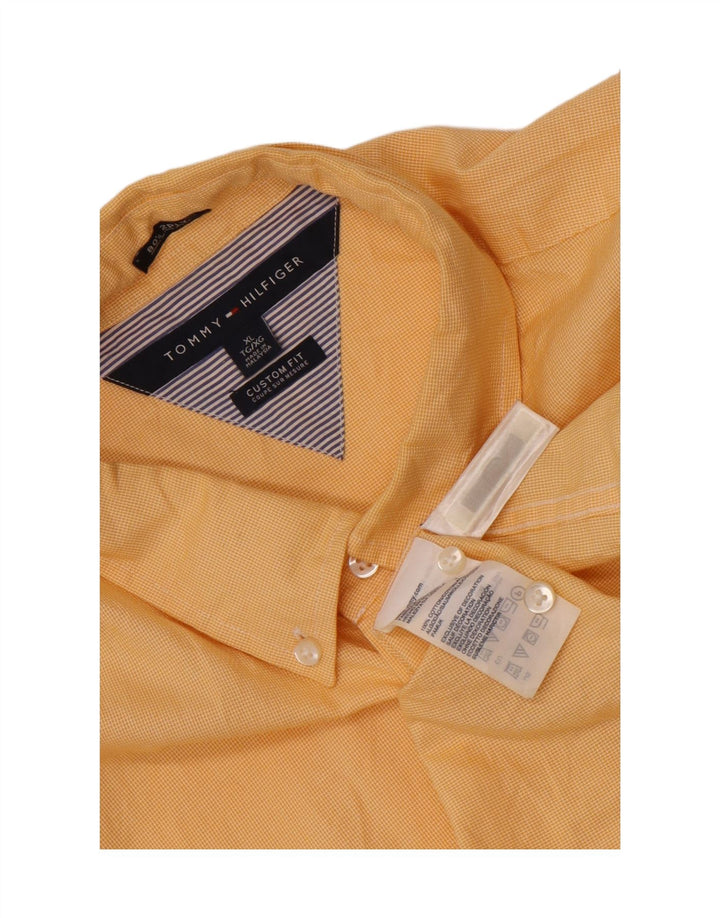 Tommy Hilfiger Herren Custom Fit Hemd XL Gelb