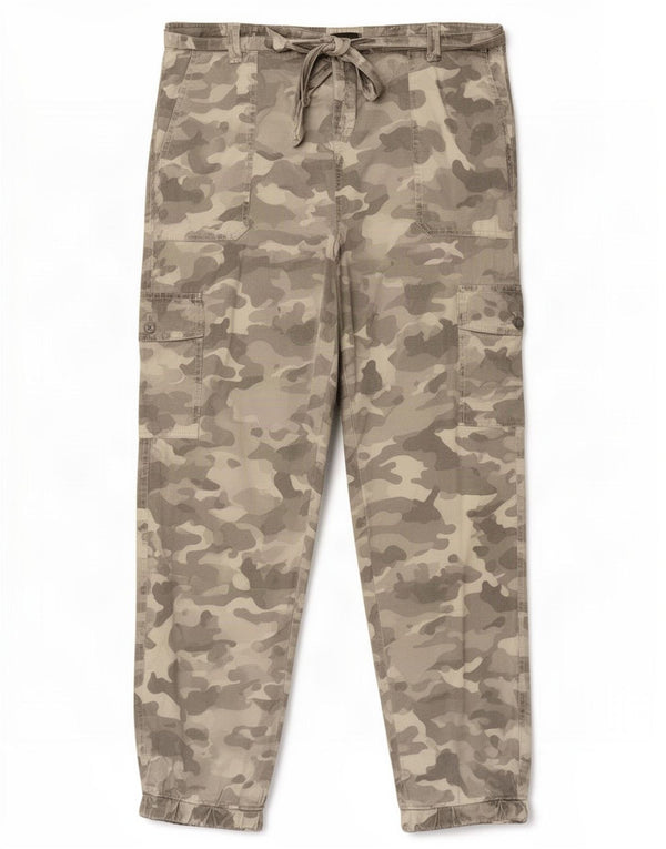 Marks & Spencer Damen Cargohose UK 14 Large W32 L28 Graue Tarnung