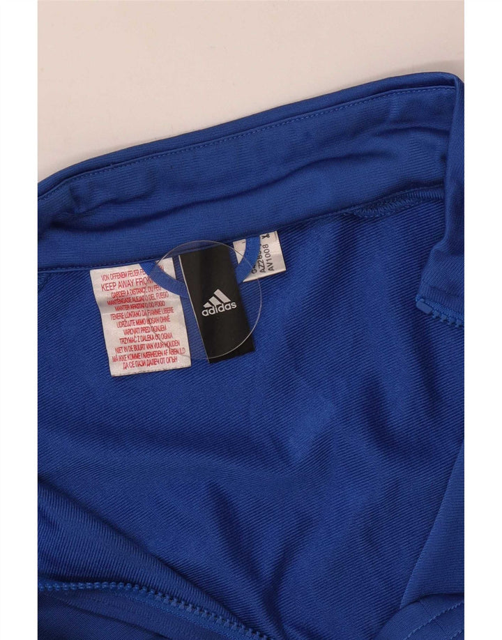 Adidas Herren-Trainingsanzug-Oberteil, Jacke, Größe S, Blau