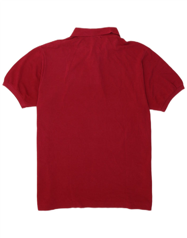 Lacoste Herren-Poloshirt, Größe 6 XL, rote Baumwolle