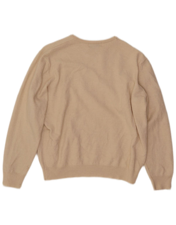 PIERRE CARDIN Damen-Pullover mit U-Boot-Ausschnitt, UK 12, Mittelbeige
