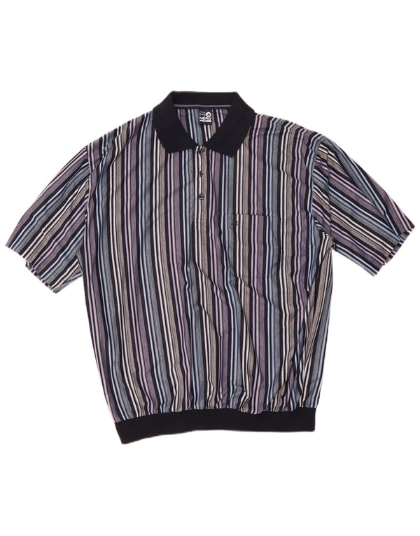 Rionero Herren-Pullover mit Rollkragen, 2XL, mehrfarbig gestreift