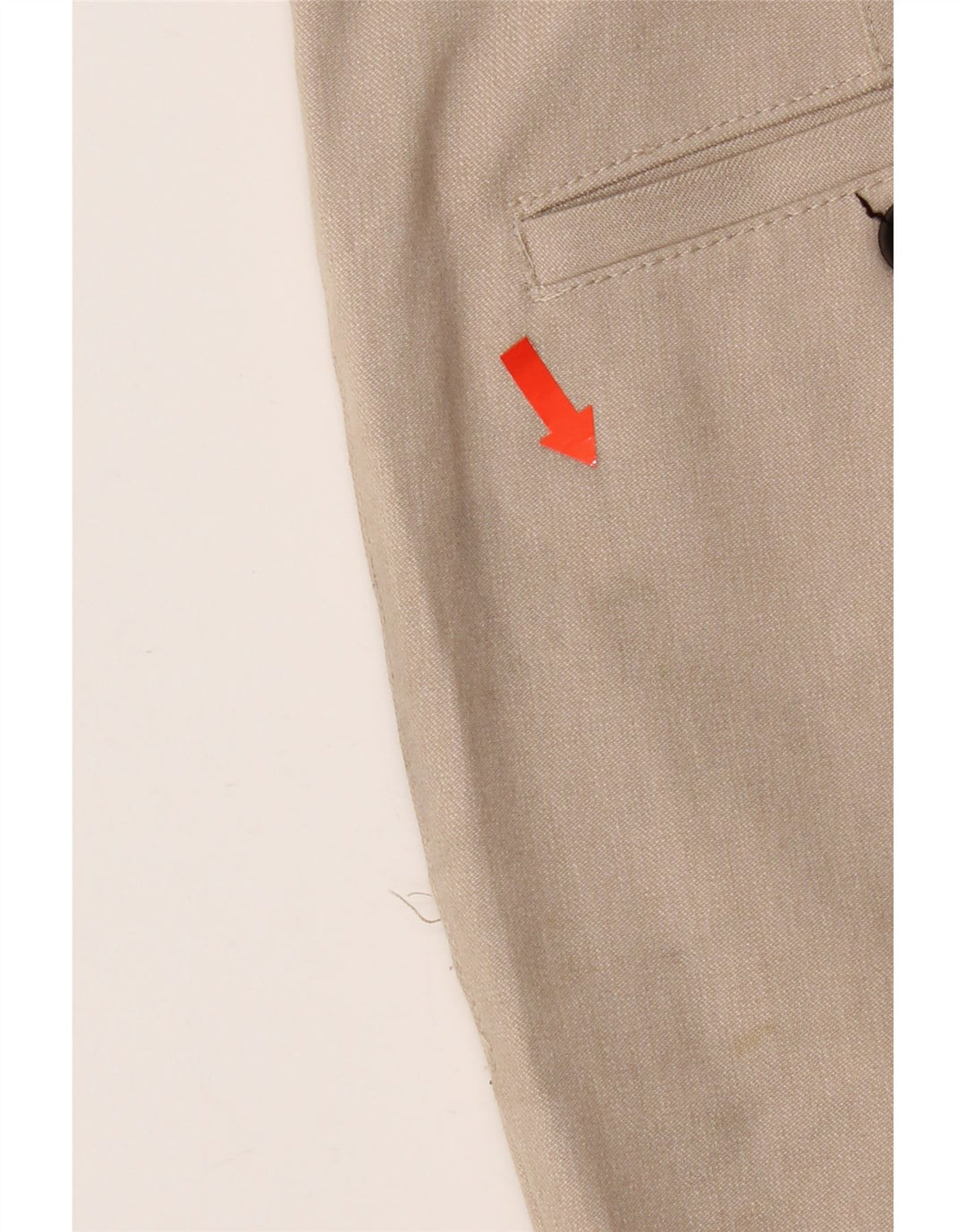 Zara Slim Chino-Hose für Herren, EU 38, Größe S, W30, L28, Beige, Polyester