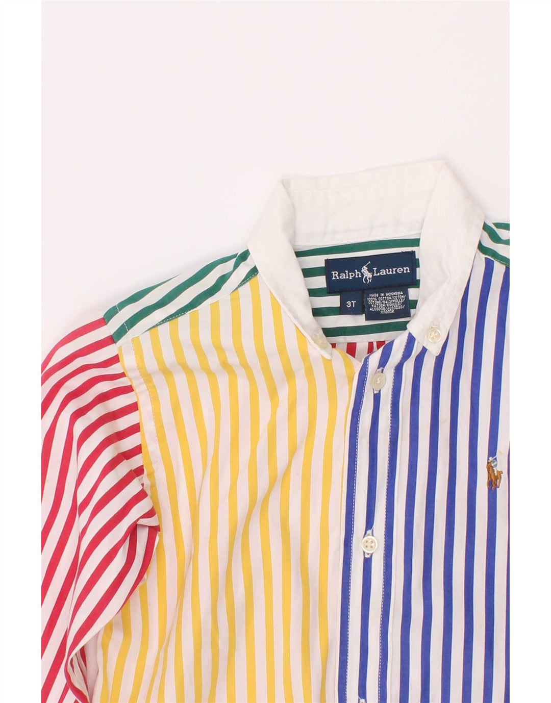 Ralph Lauren Hemd für Jungen, 2–3 Jahre, mehrfarbig, gestreift, Baumwolle