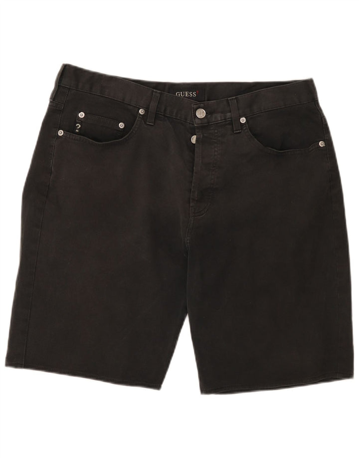 Guess Herren Jeansshorts W34 Large Schwarz
