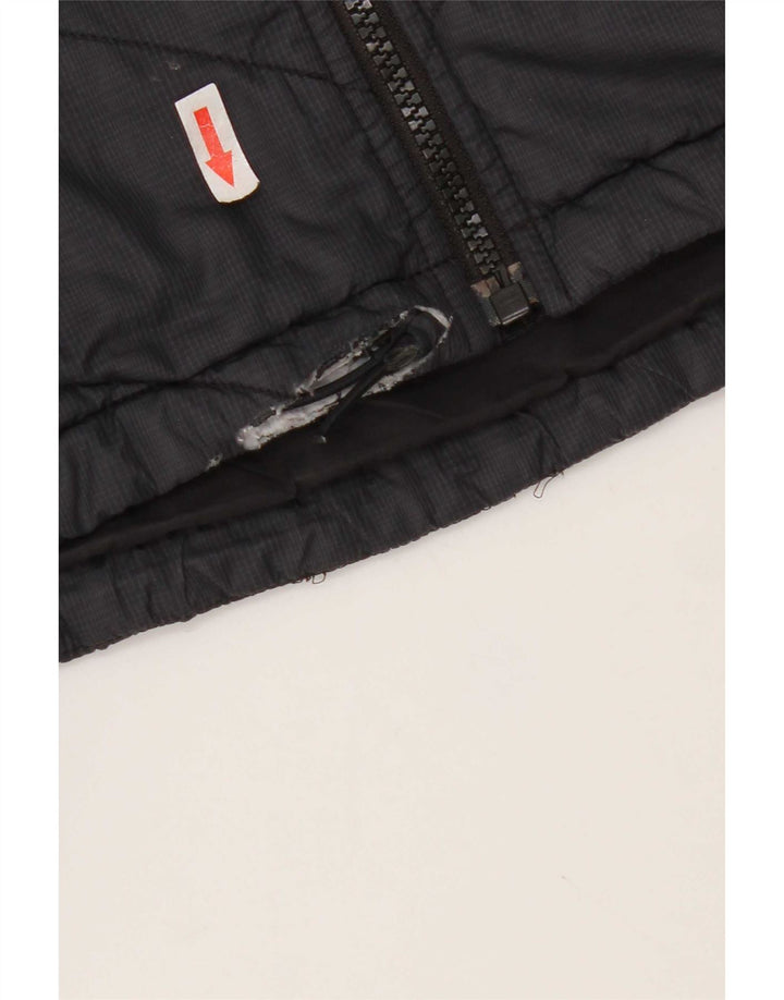 The North Face Damen Wattierte Jacke UK 14 Medium Marineblau Nylon