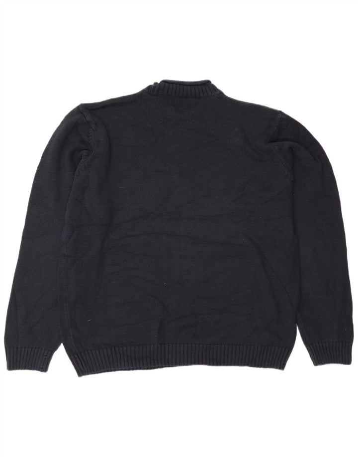 Marks & Spencer Herren Blue Harbor Rollkragenpullover Pullover 2XL Marineblau