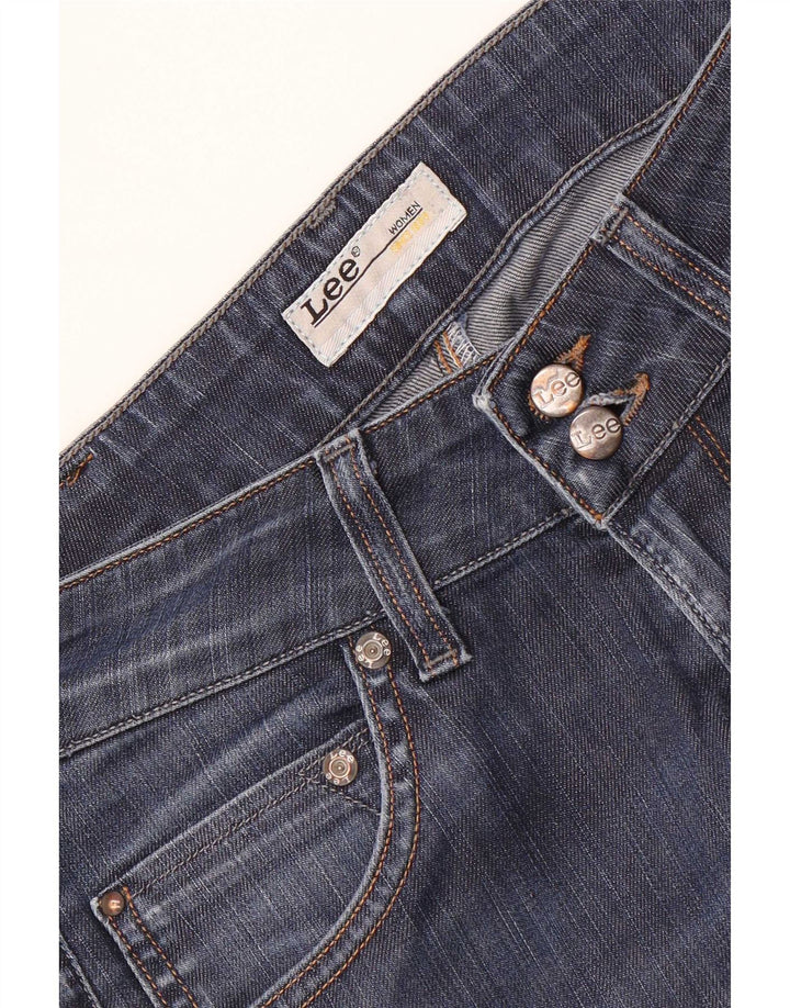 Lee Damen Bootcut-Jeans W28 L31 Marineblau
