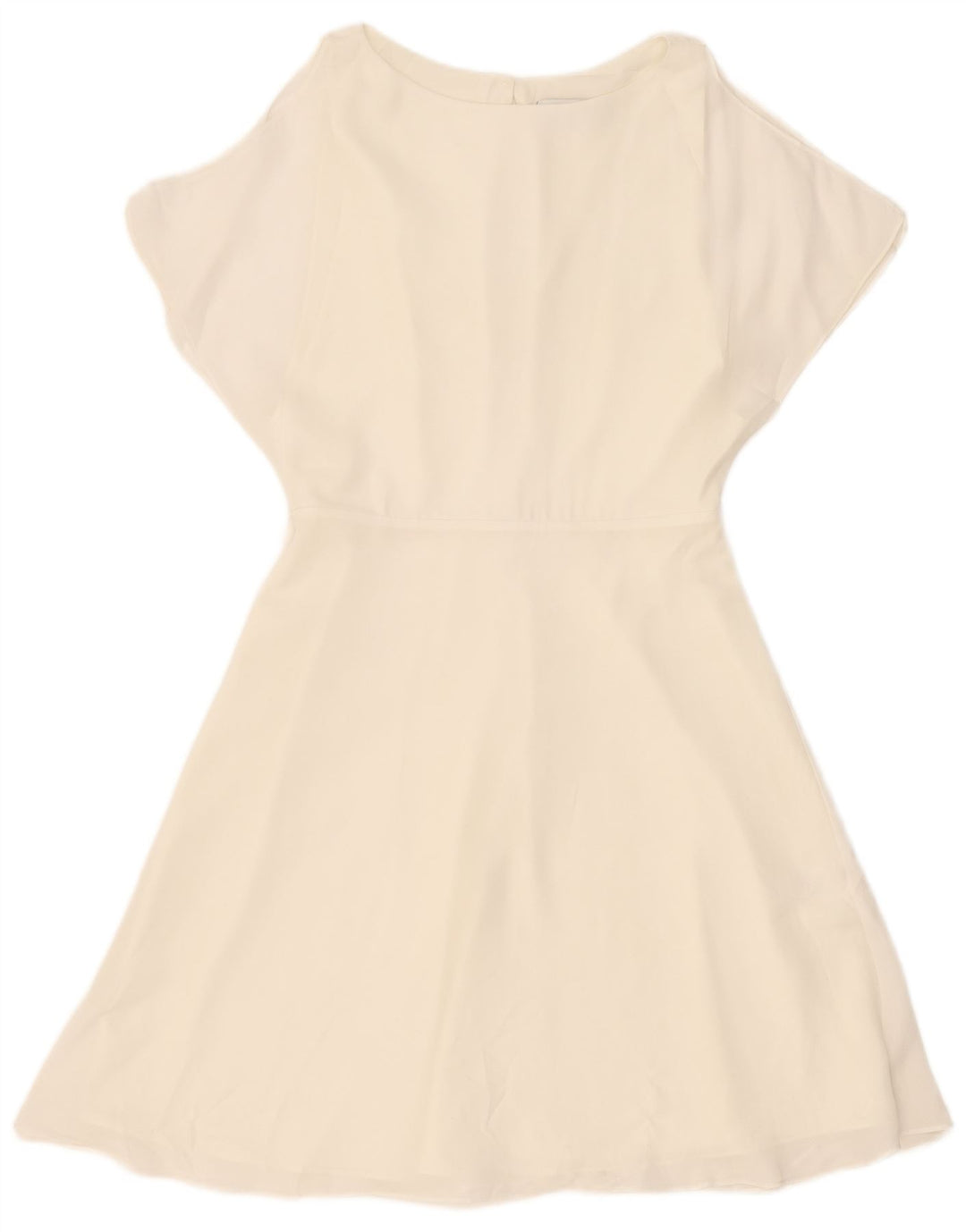 Reiss Damen A-Linien-Kleid UK 10 Small Off White Polyester