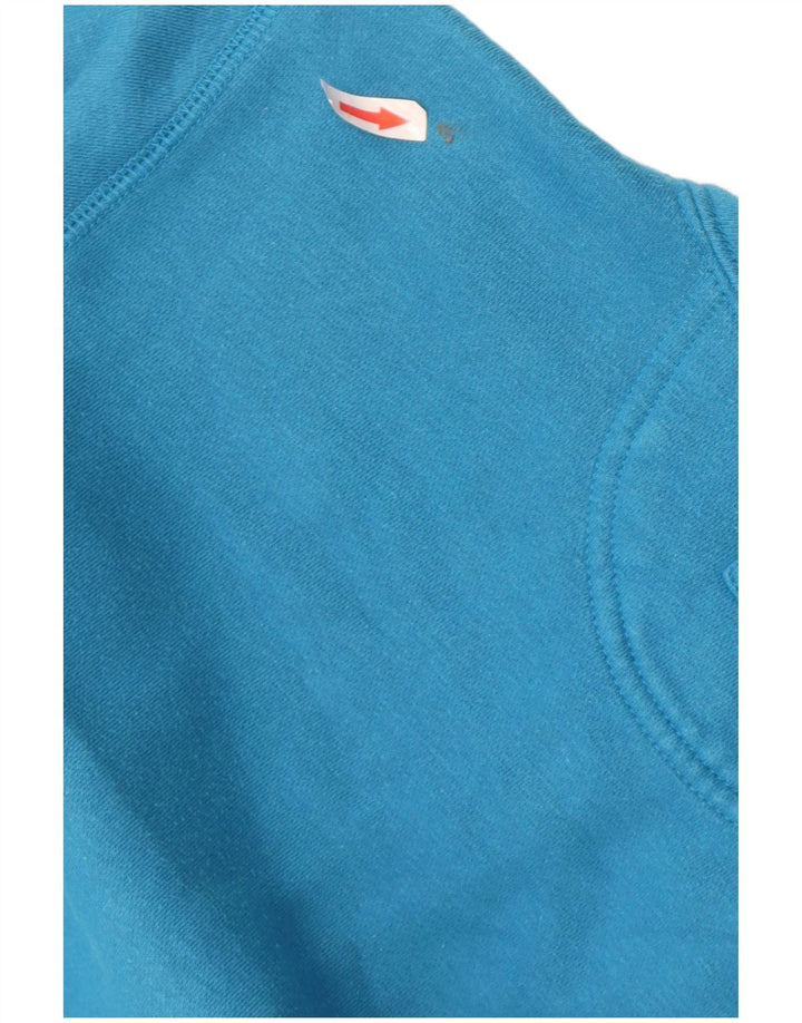 Converse Herren-Kapuzenpullover mit Reißverschluss, klein, aus blauer Baumwolle