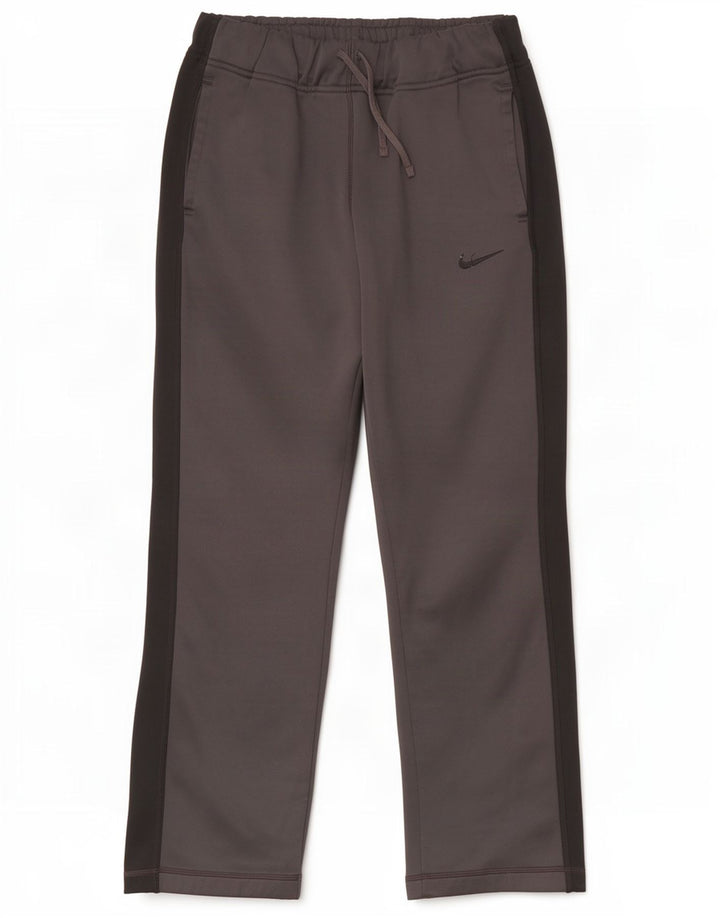 Nike Herren Therma-Fit-Trainingshose, Größe S, graues Farbblock-Polyester