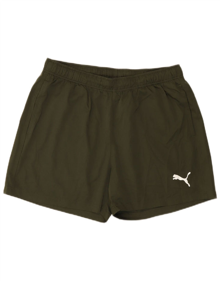 PUMA Herren Sportshorts XL Khaki Polyester