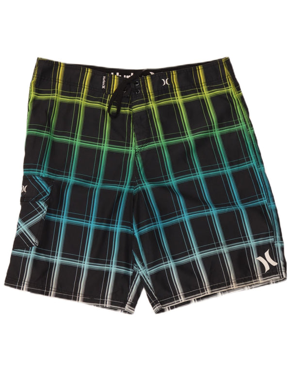 Hurley Herren Badeshorts XL Mehrfarbig kariert