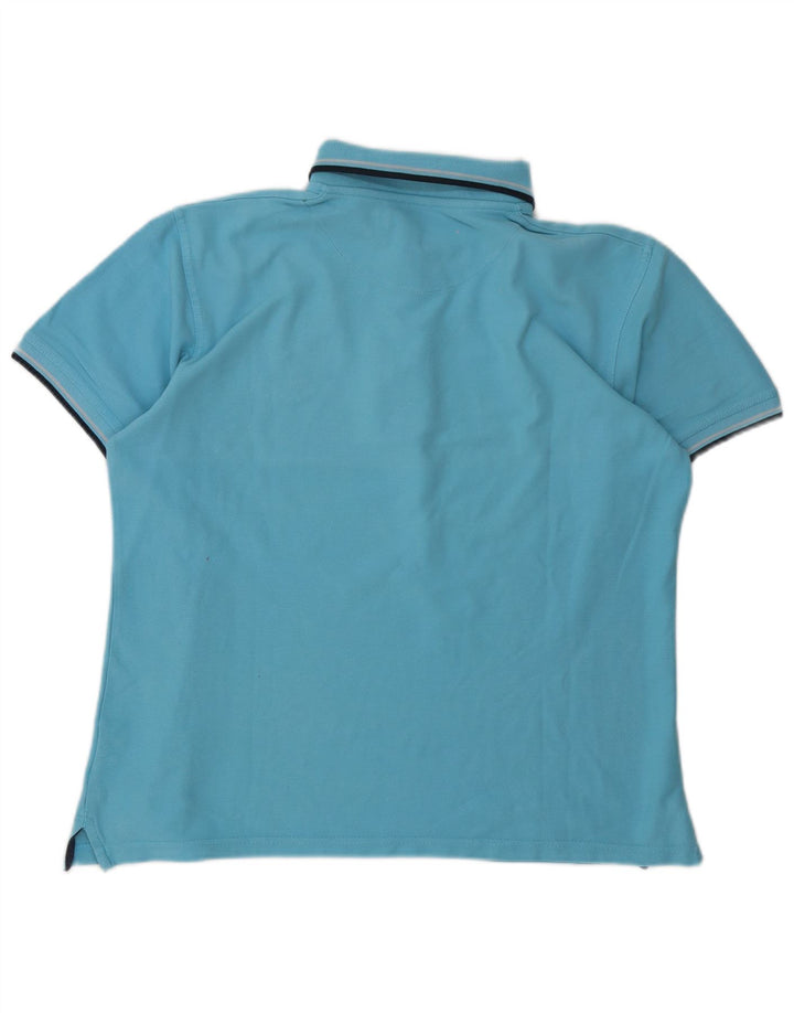 Pierre Cardin Herren Poloshirt XL Blau Baumwolle