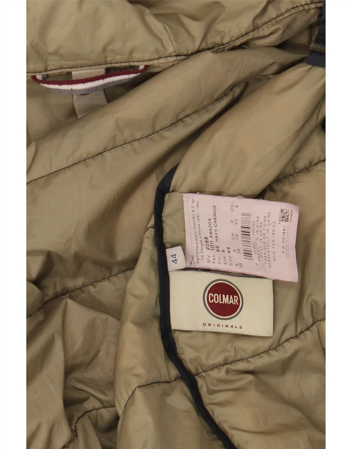 Colmar Damen Wattierte Jacke mit Kapuze IT 44 Medium Marineblau Polyamid